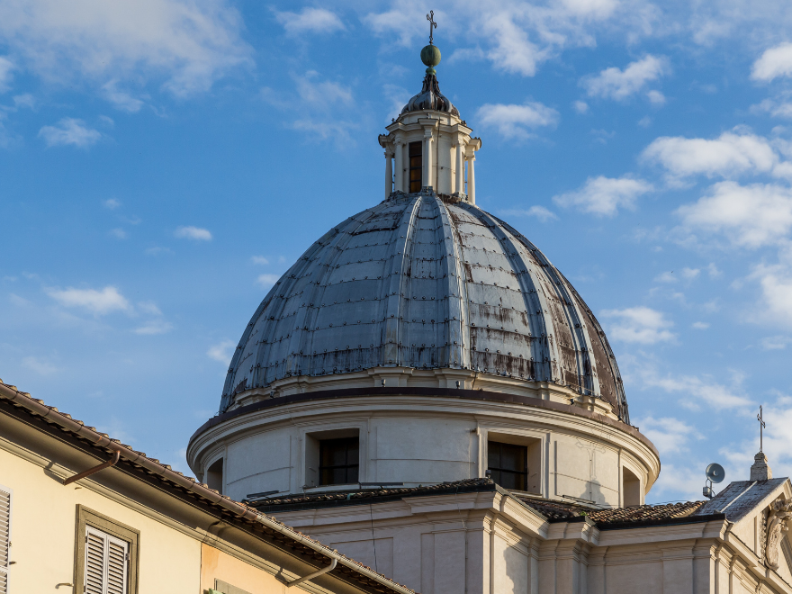 the main chapel of castel gandolfo