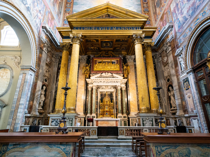 indoor view of st john lateran