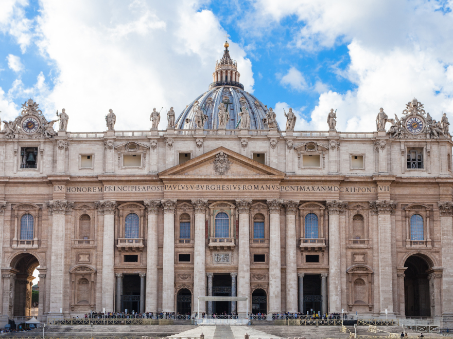 View of San Pietro in Vatican