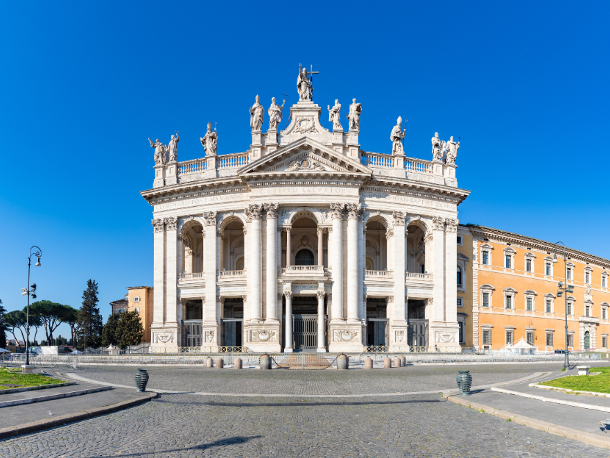 panoramic view of st john lateran