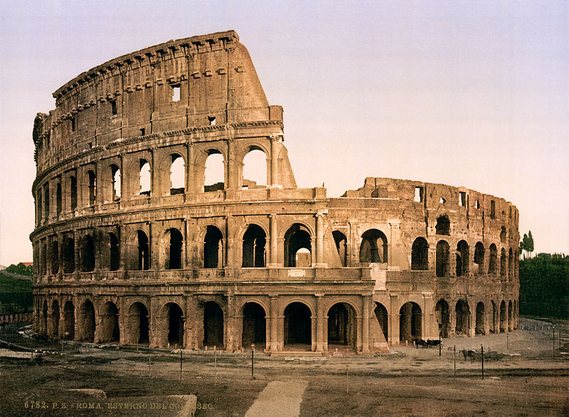 view of colosseum in Rome
