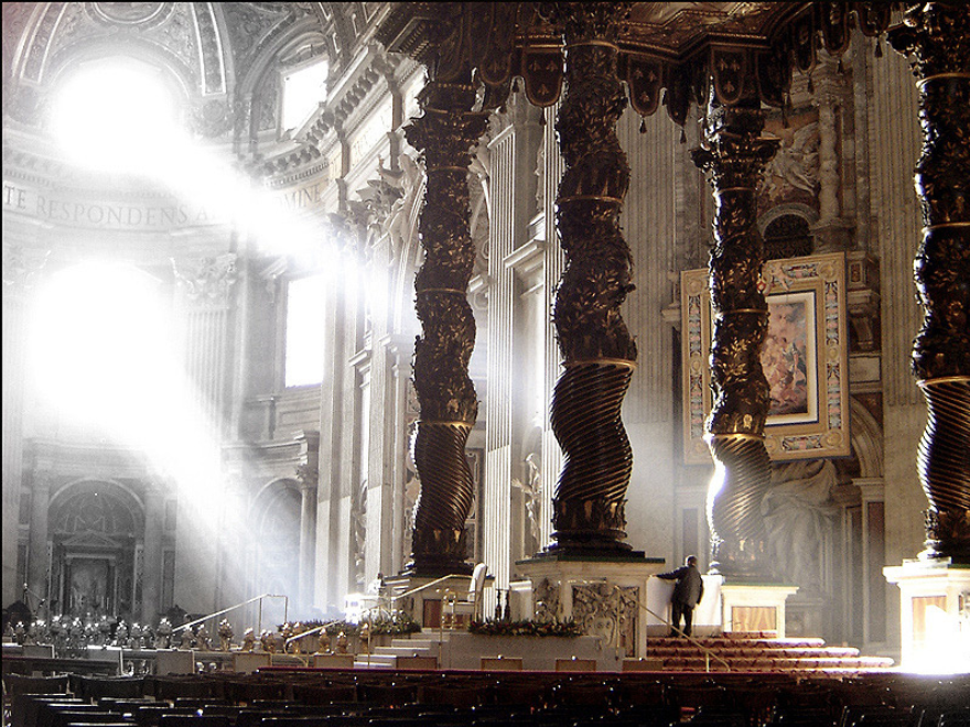 internal view of vatican