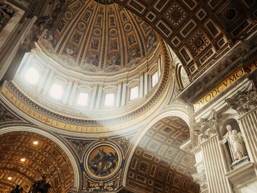 intenal view of vatican's chapel