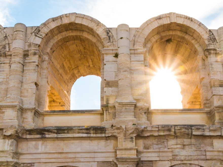 detail of colosseum