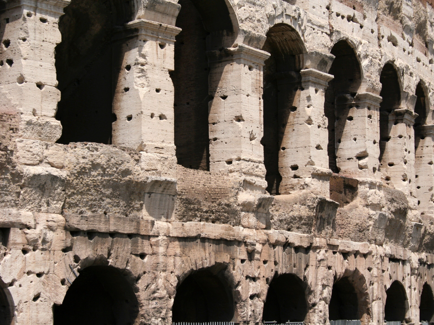 detail of colosseum