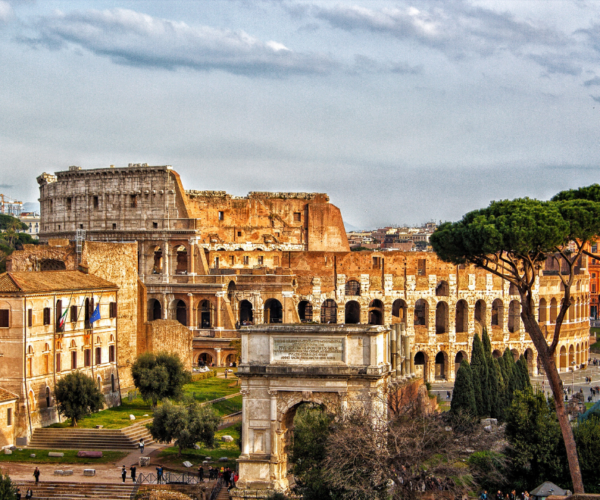 Blick auf das Kolosseum