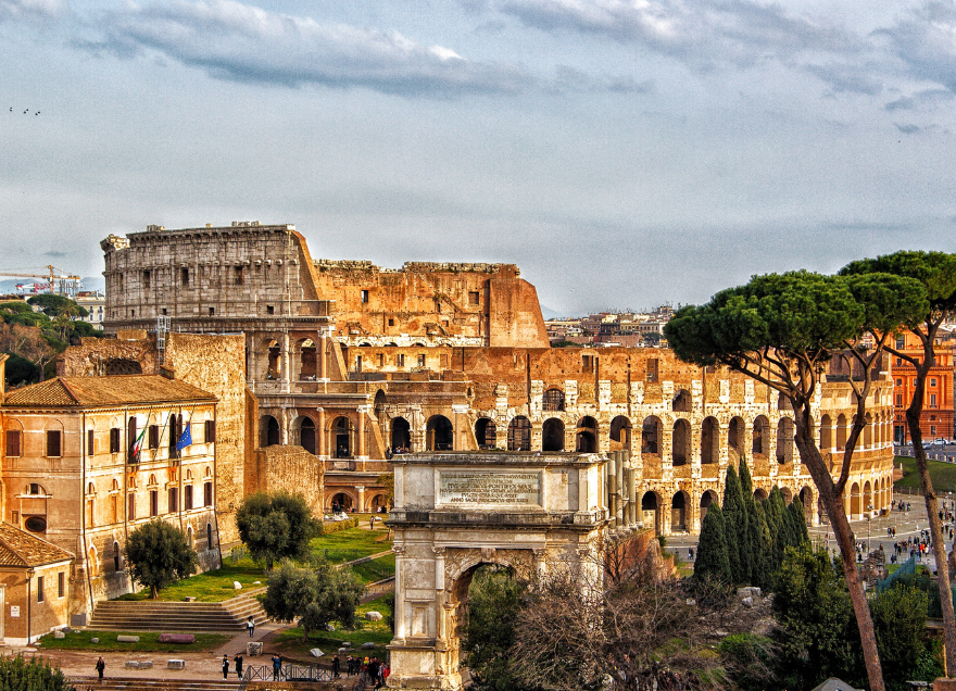 view of colosseum