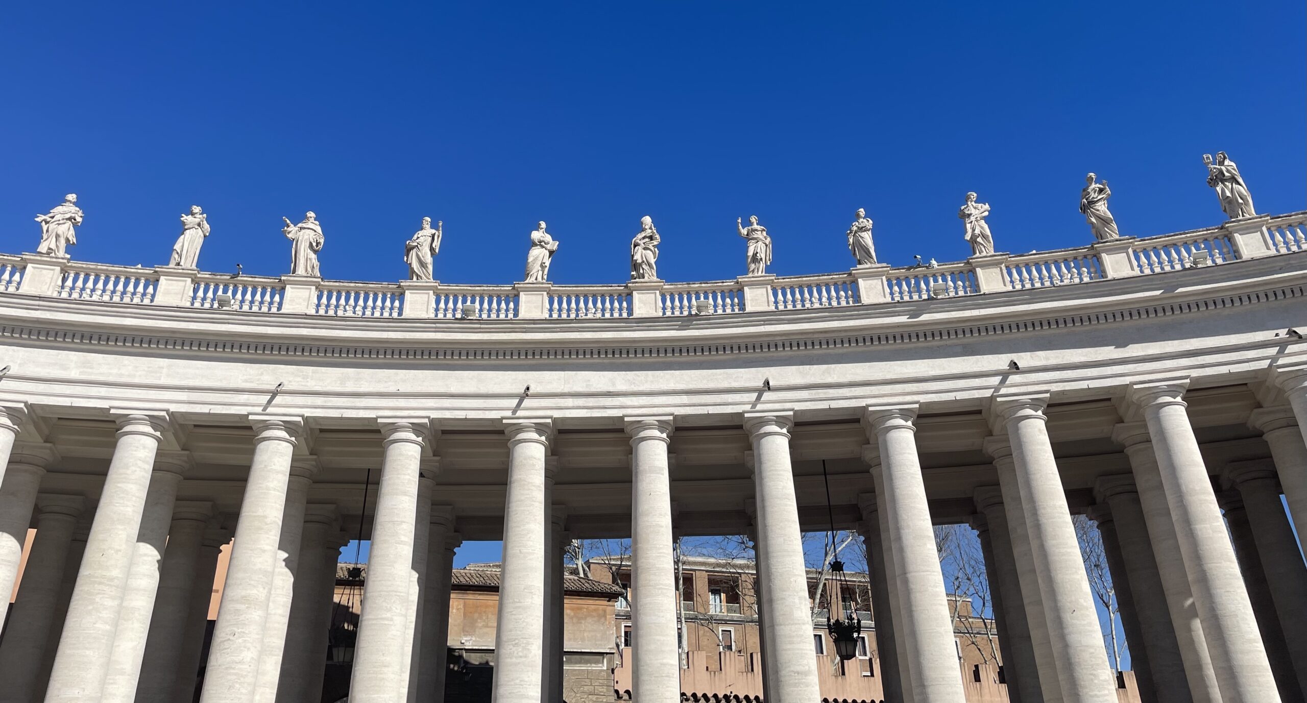 view of sistine chapel column