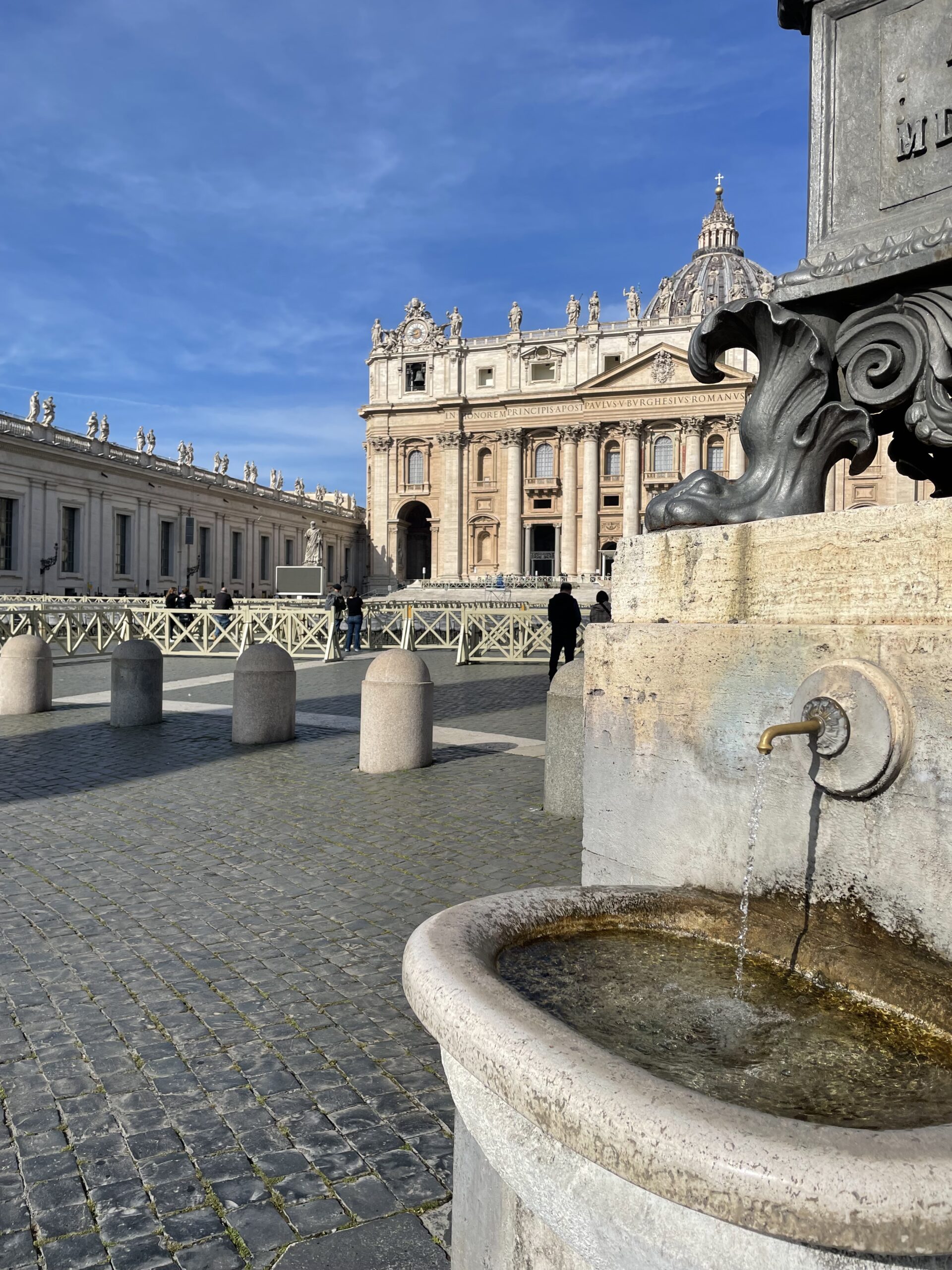 detail of vatican square
