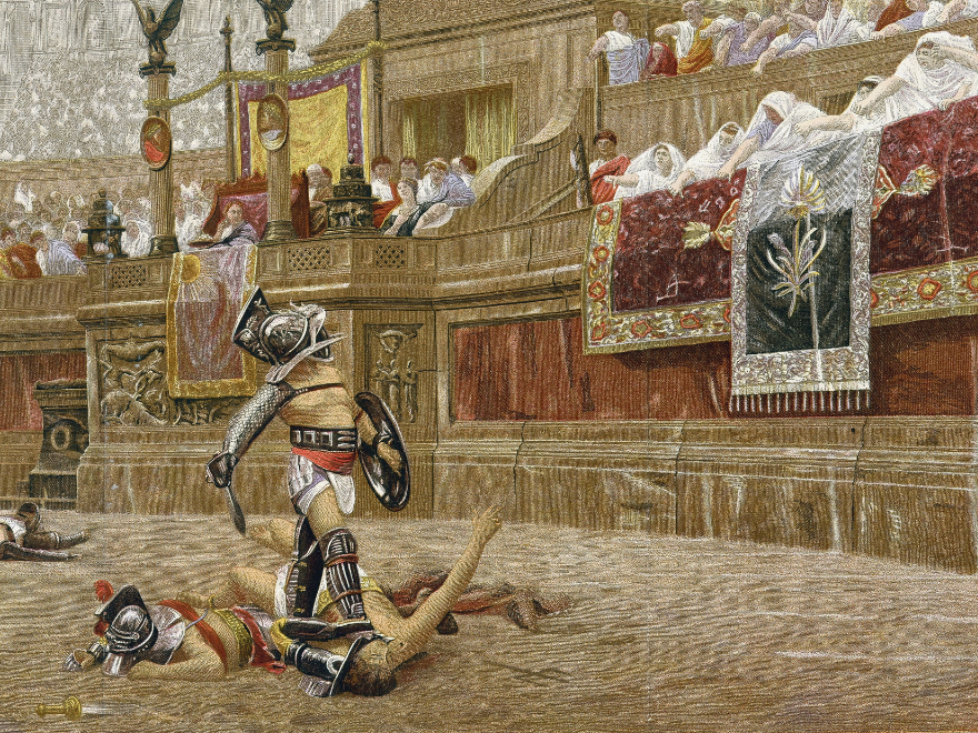 historic picture of gladiator