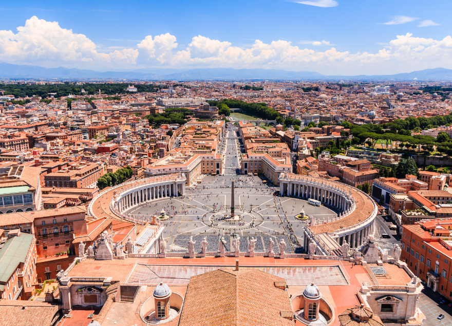 view of vatican city