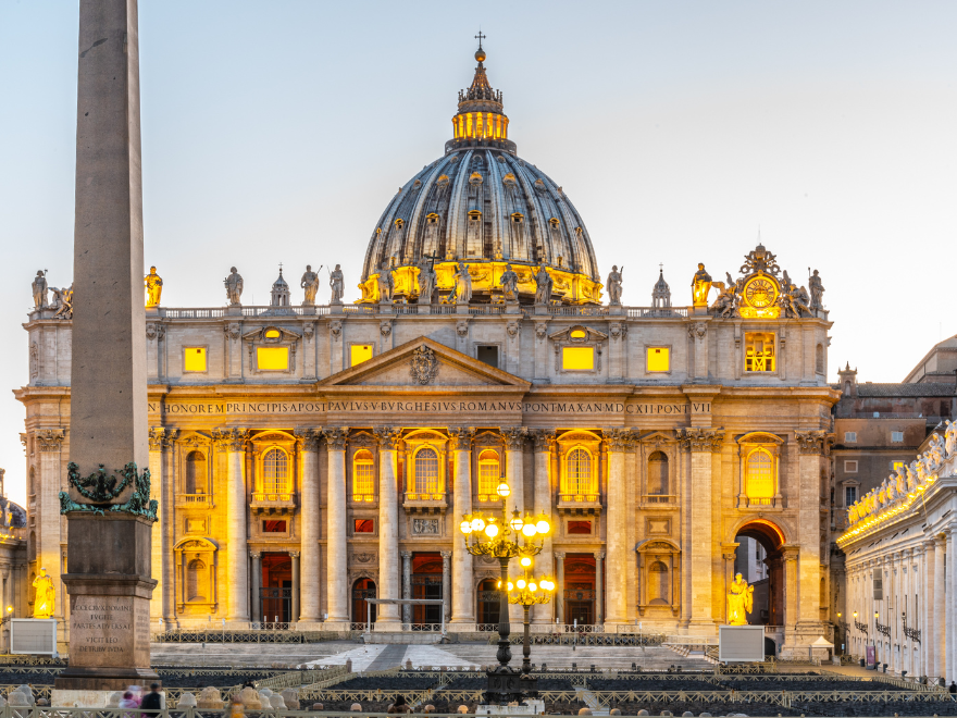 view of vatican church