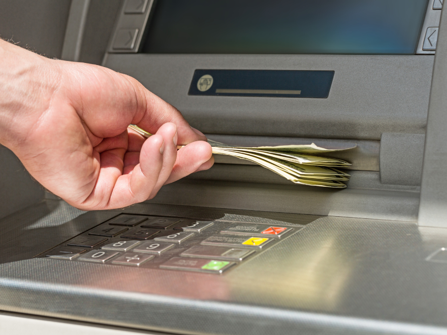 view of an ATM