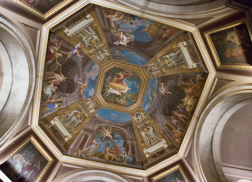 view of sistine chapel in vatican
