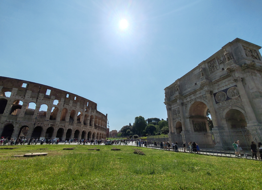 view of colosseum