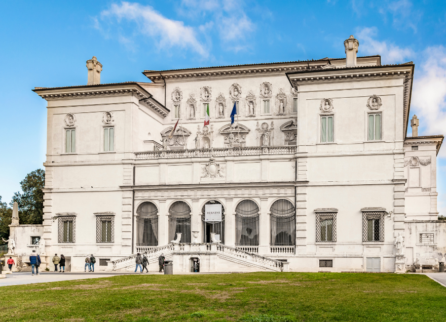 view of villa borghese