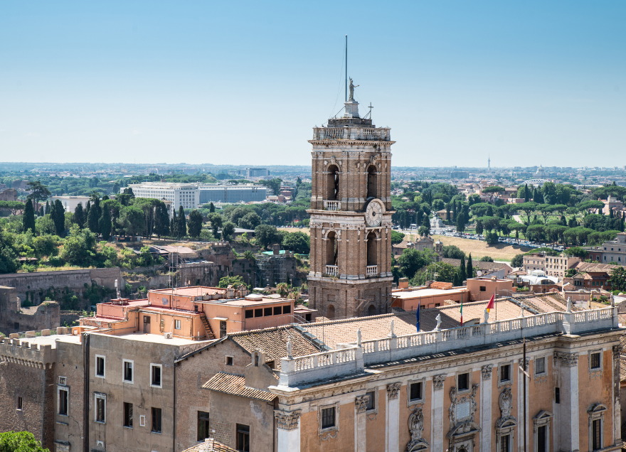 landview of capitoline museum